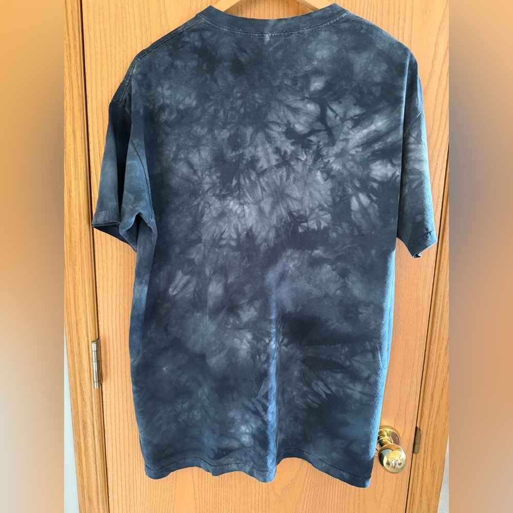 THOMAS KINKAD Tie Dye Nautical Lighthouse Graphic Cotton Shirt Unisex Size L - Picture 6 of 9